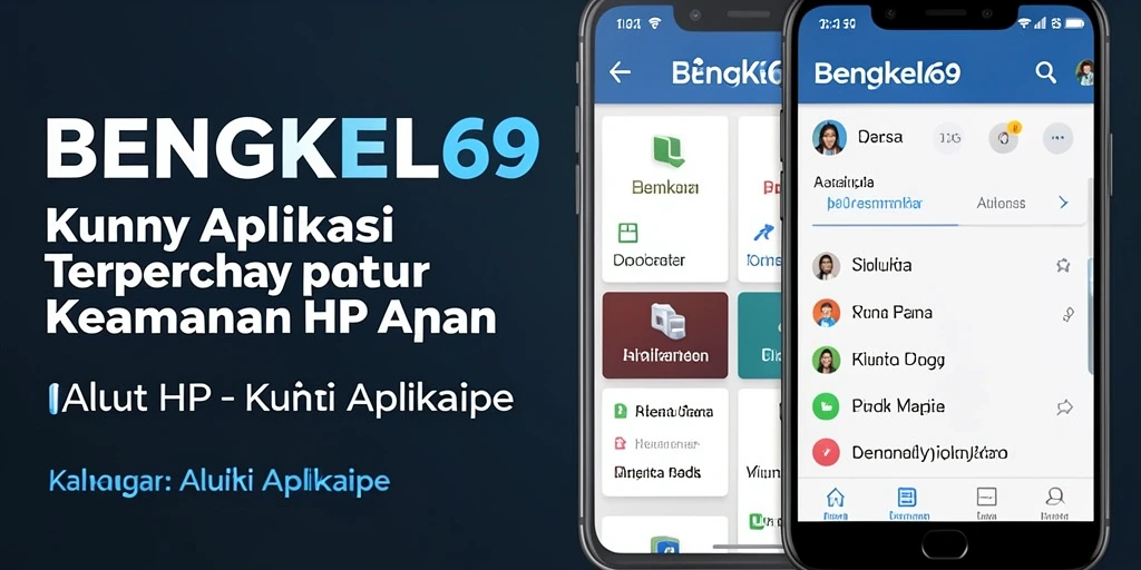 Tampilan antarmuka BENGKEL69 yang sederhana dan mudah digunakan.