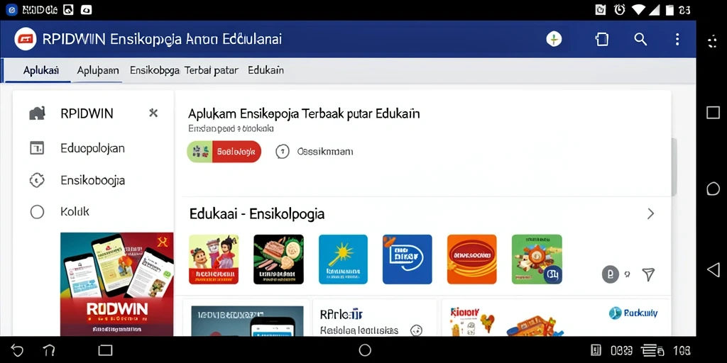 Tampilan antarmuka RPIDWIN yang intuitif dan menarik.